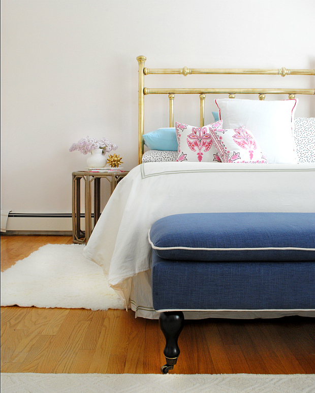 The Prettiest Navy Blue Bench - The Chronicles of Home