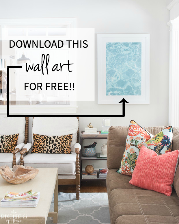 Family Room Art Update + Free Wall Art Download - The Chronicles of Home