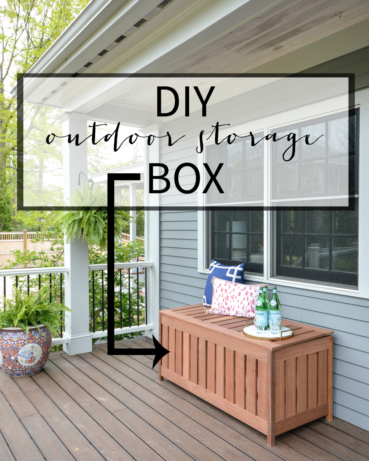Build a Deck Box for Outdoor Storage